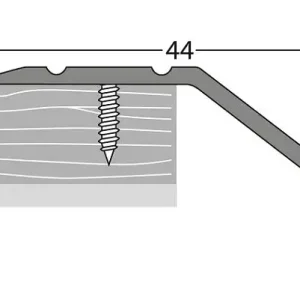 Afloopstrip 14mm schroef Zilver 10x270cm – nr. 154 1542311270 Beperkte Voorraad