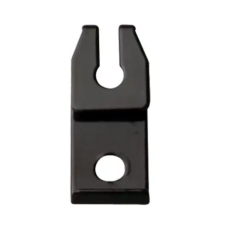 Premium KS Plafondsteun met sleuf zwart 100st