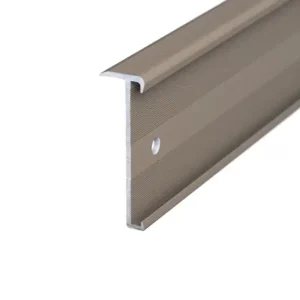 Korting Trapkantprofiel PVC 2 – 3 mm Edelstaal-Mat 10x300cm – nr. 271 2716314300