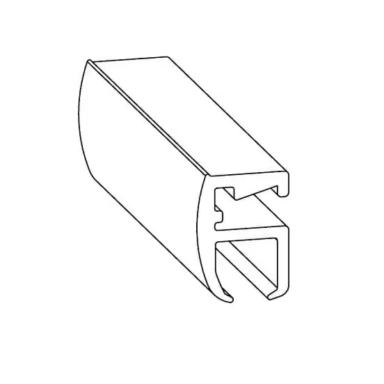 F120 Rail alu wit 6 mtr 20x6mtr Hete Deal