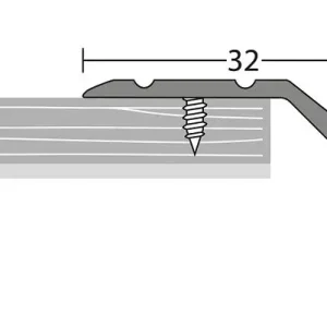Afloopstrip 8mm schroef Brons 10x270cm – nr. 146 1462312270 Gereduceerde Prijs