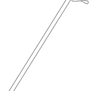 Trekstang Transparant 122cm 50st Superprijs