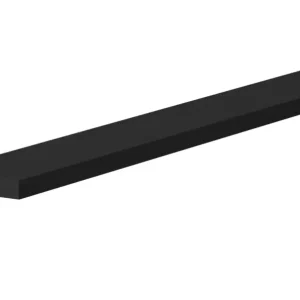 Accentstrip Projectfloors@work zwart 1000x3x2,3mm 50st (bies) Must-Have