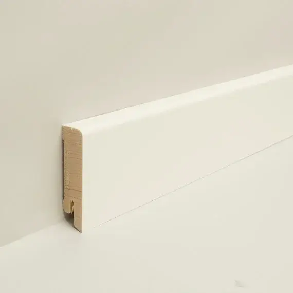 Lage Prijs JOKA Plint 16x60mm gefineerd (FU) profiel #631 FO8810 FU WS16-Wit 9016 631 250cm