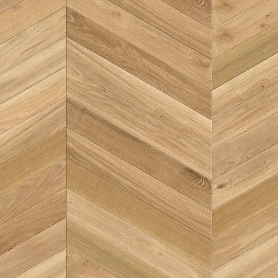 Hoge Kwaliteit JOKA Classic 2-S 140 LOFT CHEVRON / DS 4mm FE213 Eiken geb. NATURE V4 Olie 630x90x9,5mm 1,977m²