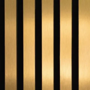 JOKA PARO Akustik PAS110 2400x600mm Goud Metaal Glans + Zwart Vlies Pak 2,88m² Dagaanbieding