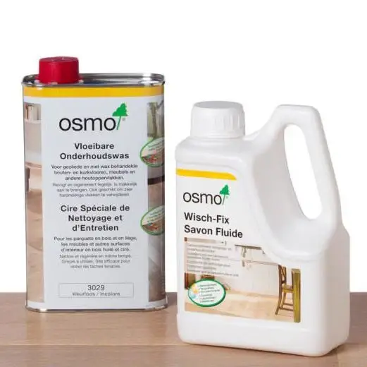 Osmo Onderhoudsset Naturel. (Wisch Fix + Onderhoudswas) Korting