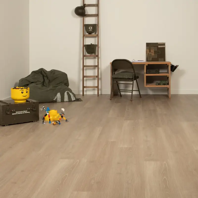 Douwes Dekker Brede plank Rozemarijn, eiken wit geolied met velling Op = Op