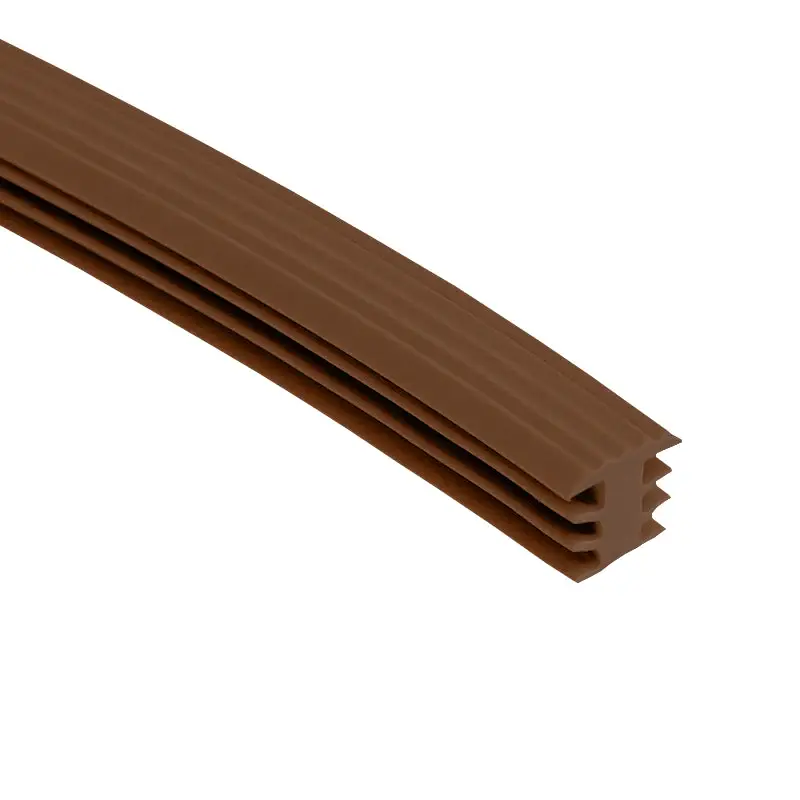 Beperkte Voorraad Trap antislip bruin T-profiel/ trapneusprofiel (infrezen)