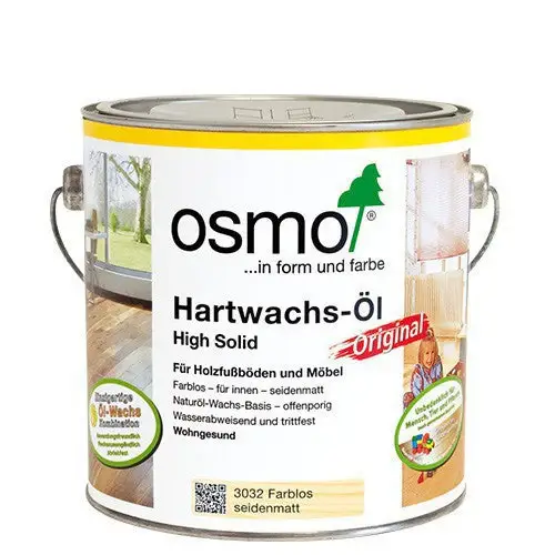 Osmo Hardwax olie Mat 3062, 2,5 Liter Tijdelijk Beschikbaar