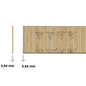 Direct Beschikbaar Gegalvaniseerde 23 Ga koploze micropin P - 25mm 10.000 st