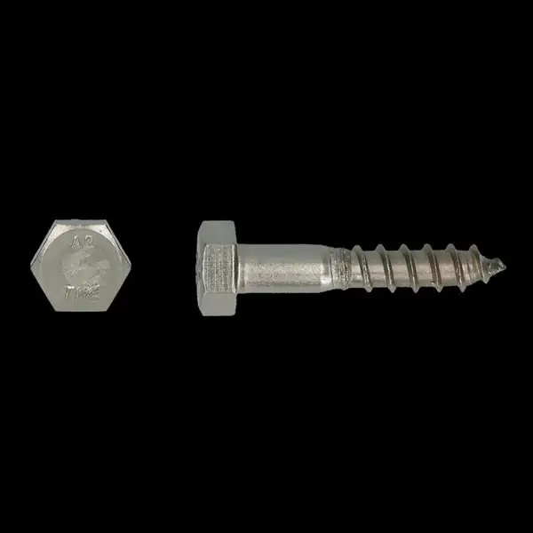 Koop Vandaag Houtdraadbout Ø6x80 DIN 571 RVS A2 (100 stuks)