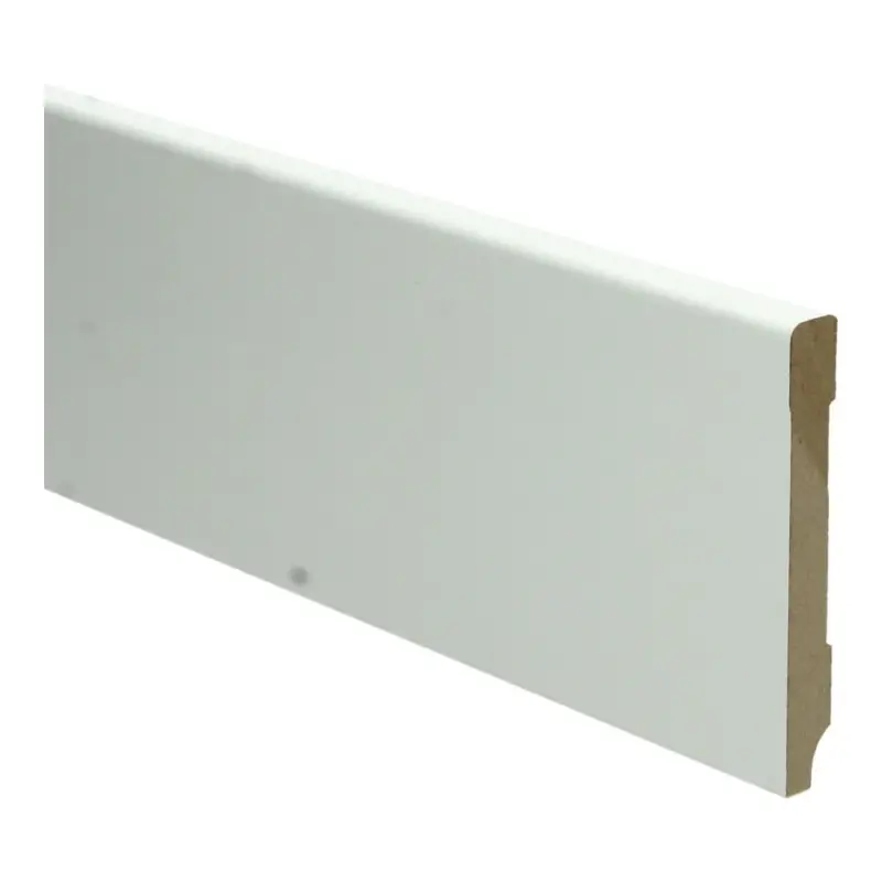 Plint Modern 90x12 wit voorgelakt RAL 9010 Favoriet