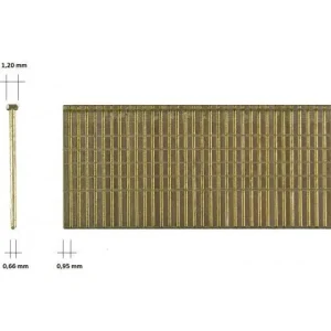 Gegalvaniseerde 21 Ga microbrads M - 15mm 10.000 st Lage Kosten