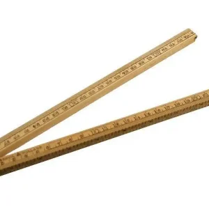 Goedkoop Duimstok hout 1 meter 4 delen