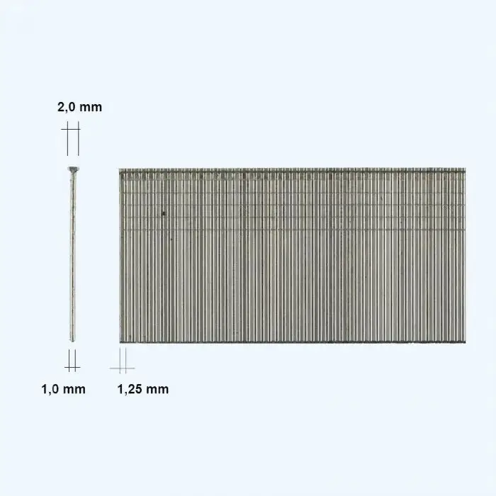 Koop Vandaag Gegalvaniseerde brads F - 50mm 5.000 st