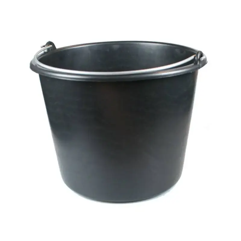 Flitsaanbieding Zwarte bouwemmer 12 liter