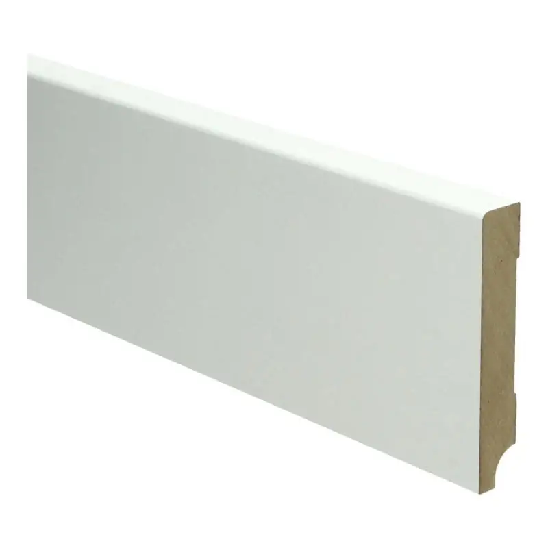 Must-Have Plint Modern 90x15 wit voorgelakt RAL 9010