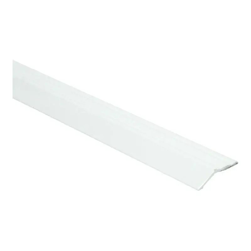 Superprijs Overgangsprofiel zelfklevend 8 mm alu wit, 270cm lang