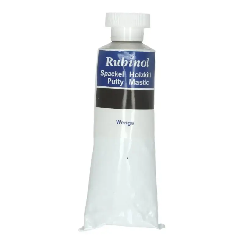 Vloeibaar hout Rubinol Putty Wengé 100 gr. Nieuw