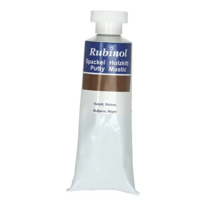 Rechtstreeks Van De Fabrikant Vloeibaar hout Rubinol Putty walnoot 100 gr.