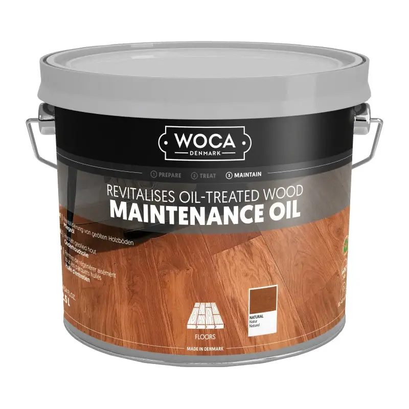 Gereduceerde Prijs WOCA Onderhoudsolie Naturel 2,5 L