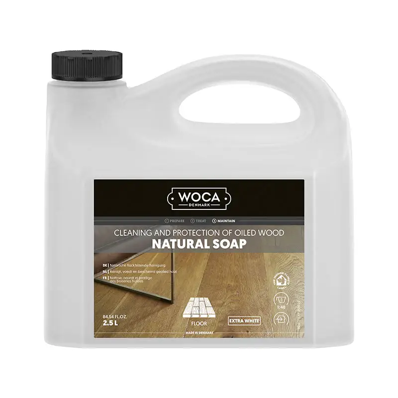 Tijdelijk Beschikbaar WOCA Zeep Extra Wit 2,5 L
