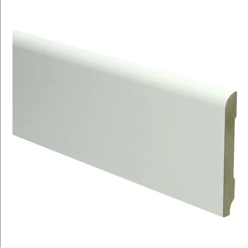 MDF Koloniale plint 90x12 wit voorgelakt RAL 9010 Flitsaanbieding