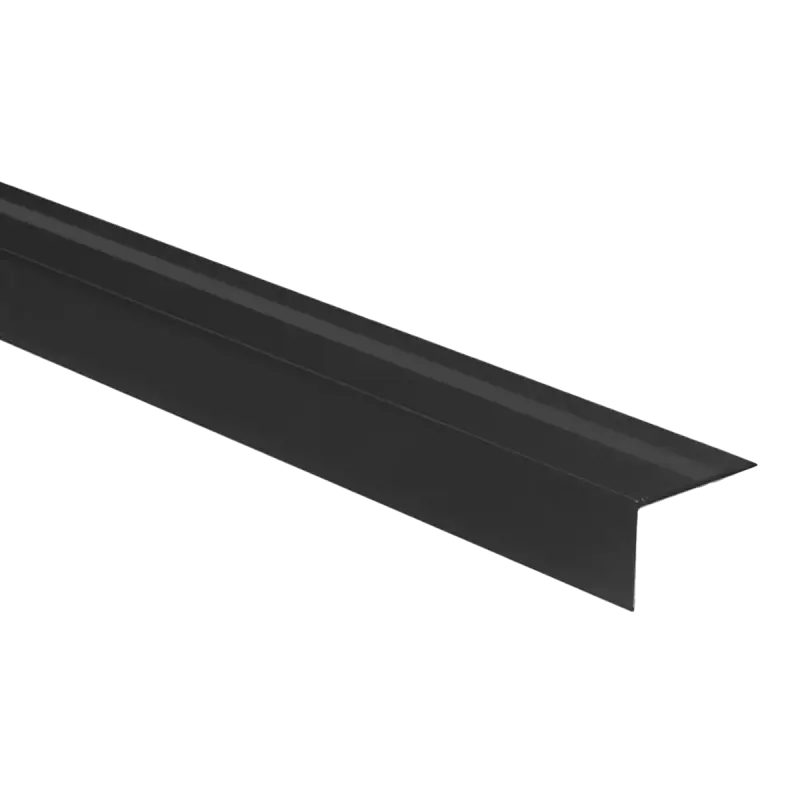 Beste Prijs Hoeklijnprofiel zelfklevend 25mm zwart gepoedercoat, 300 cm