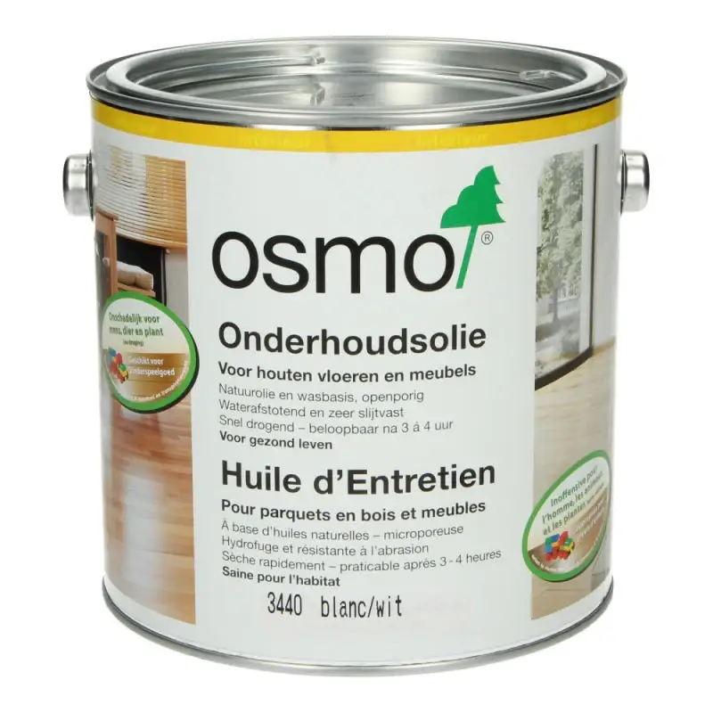 OSMO Onderhoudsolie 3440 Wit transparant 2,5 L Koop Vandaag