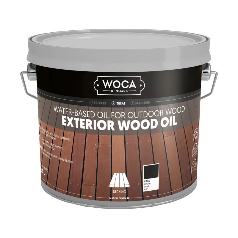 Must-Have WOCA Exterior Oil Zwart 2,5 L