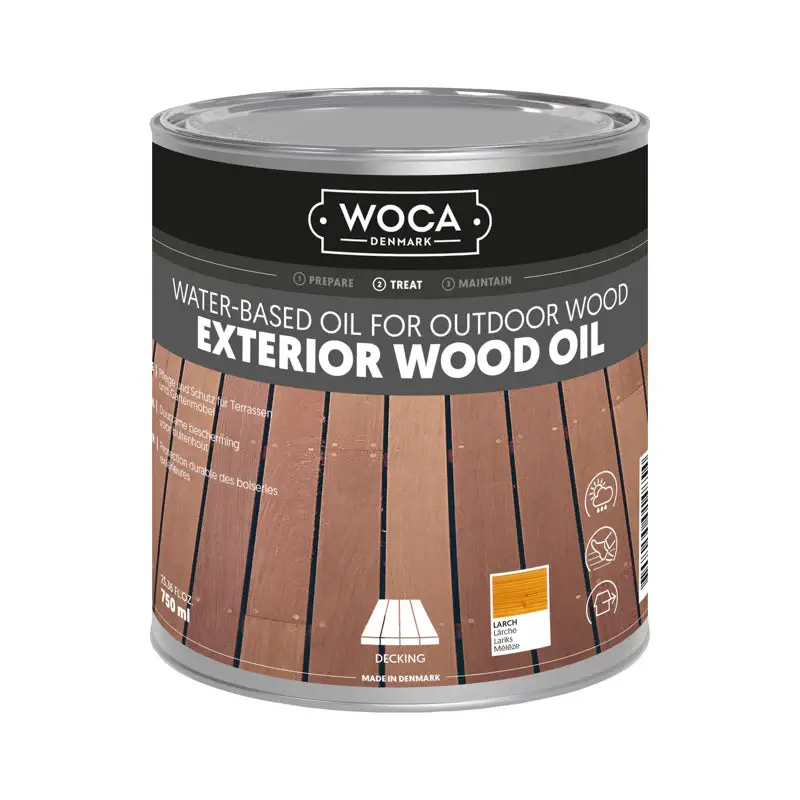WOCA Exterior Oil Lariks 0,75 L Finale Uitverkoop