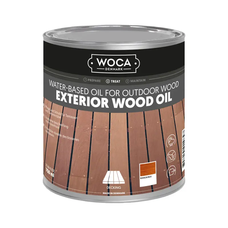 WOCA Exterior Oil Bangkirai 0,75 L Dagaanbieding