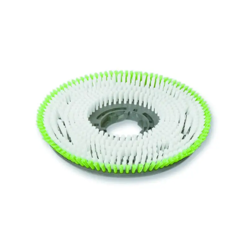 Gratis Retour Schrobborstel 16"wit/groen voor Woodboy