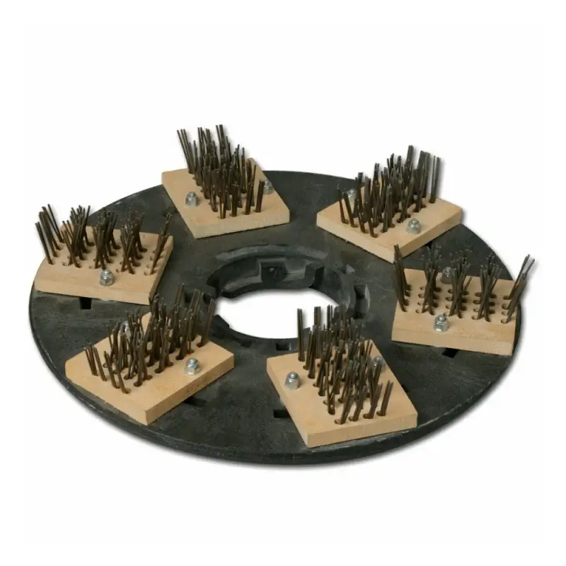 Aandrijfplaat stalen borstel 6E voor Woodboy Must-Have