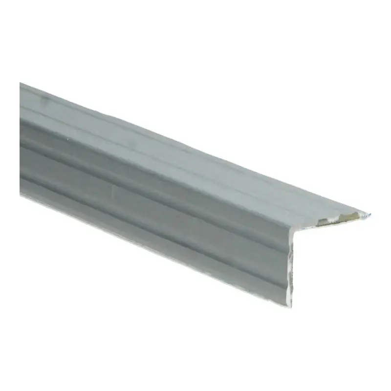 Duo-hoeklijn zelfklevend 24,5 x 30mm zilver geborsteld, 100cm lang Populair