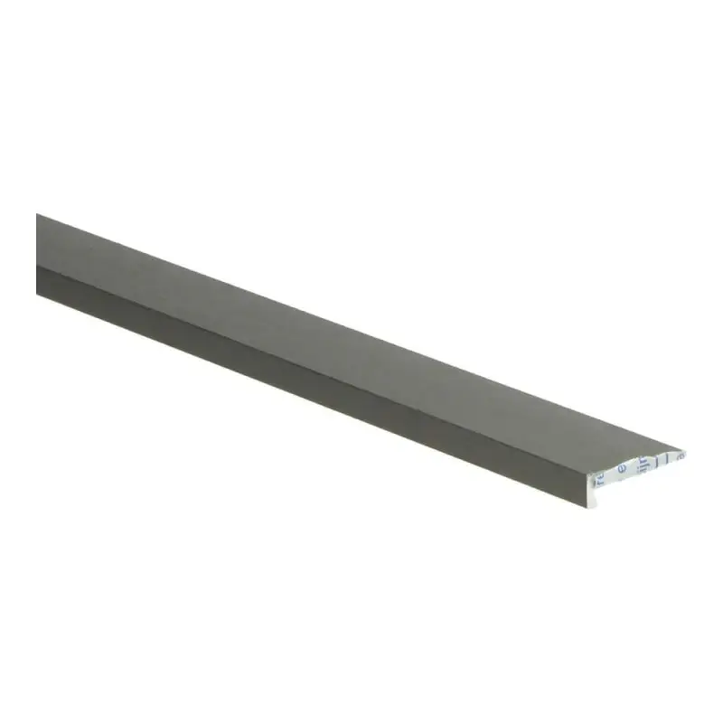 Hoeklijn zelfklevend 4 mm tbv PVC klik RVS geborsteld, 300cm lang Seizoensaanbieding