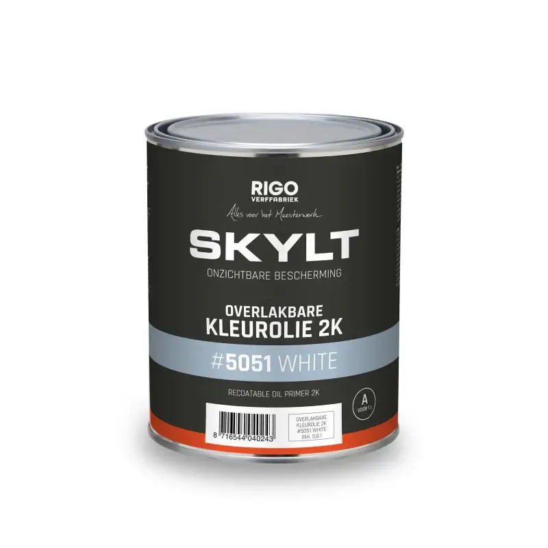 SKYLT Overlakbare Kleurolie 2K White 5051 1Liter Gereduceerde Prijs