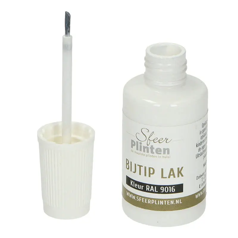 Sfeerplinten bij-tip-lak RAL 9016 - 20 ml Superprijs