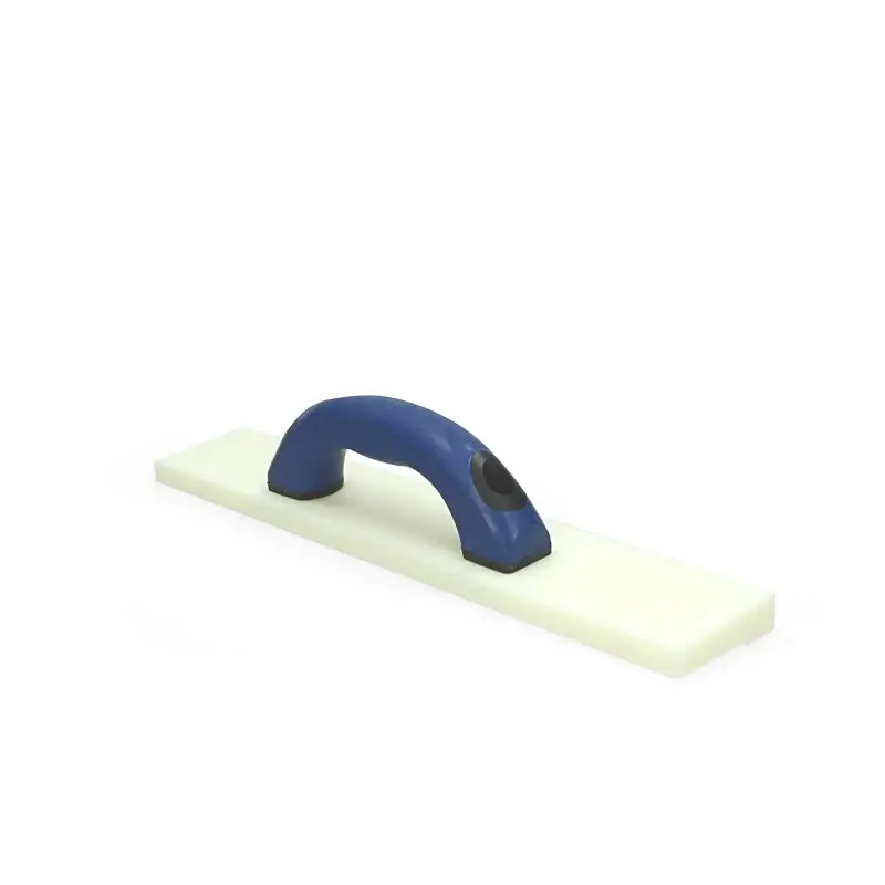 Op = Op Teflon aanslagblok met handvatgrote neus(blauw)