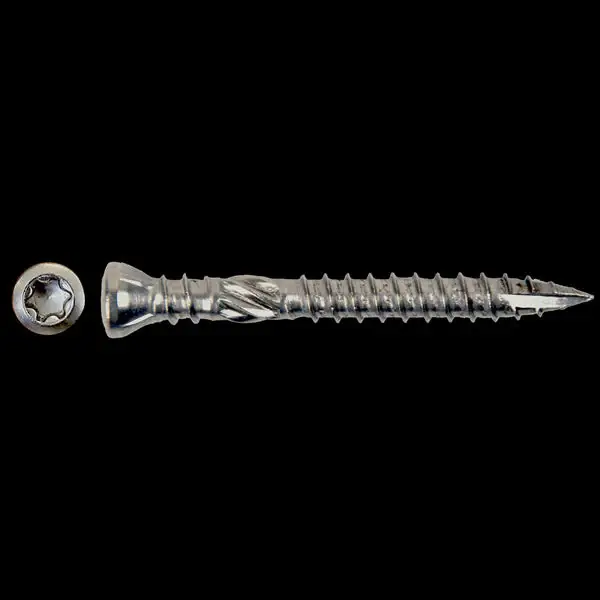 Gratis Retour Hardhoutschroef PFS Torx RVS A2 5X60 - 200