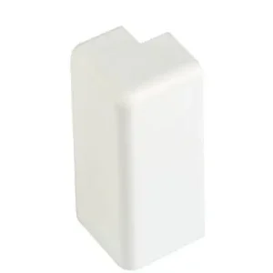 Buitenhoek plint Robuust Classic 75x18 Wit gefolied (5st) Populair