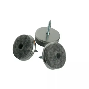 Goedkoop schroefviltjes metaal Ø24mm 16 stuks