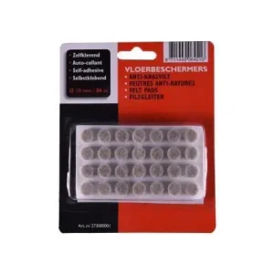 Koop Vandaag Anti-krasvilt zelfklevend Ø 10mm 84 stuks