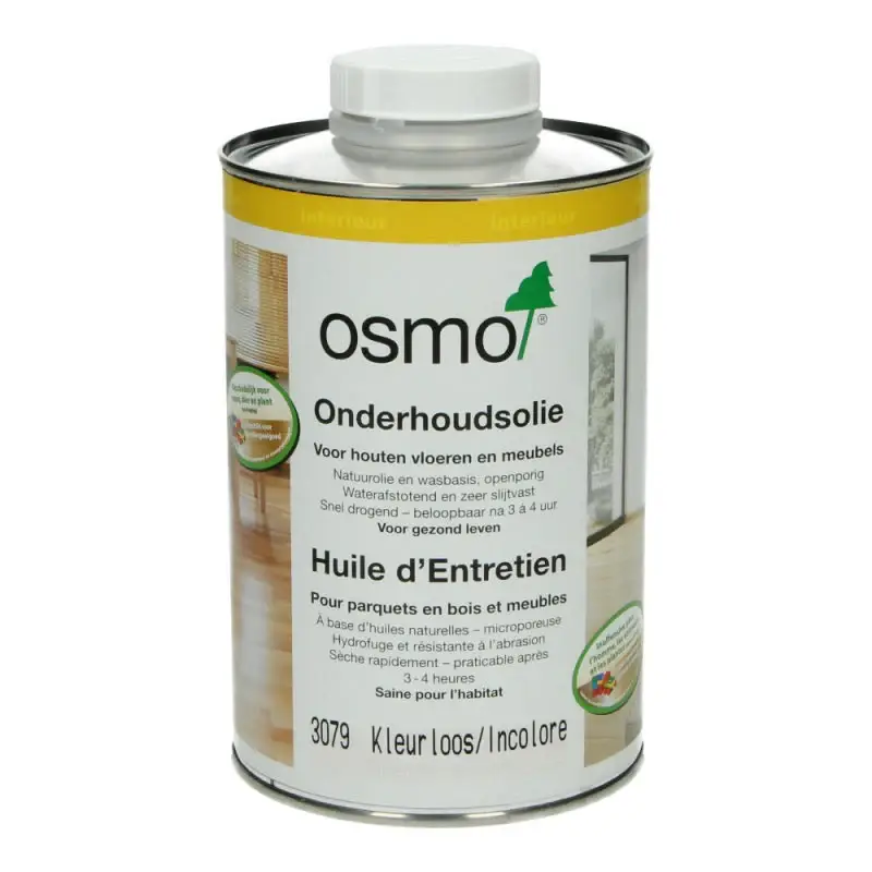 Beste Prijs OSMO Onderhoudsolie 3079 Kleurloos mat 1 Liter