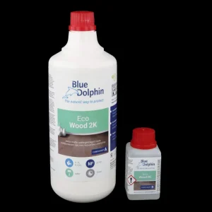 Direct Verzonden Blue Dolphin Eco Wood 2K Extra Mat 1 liter