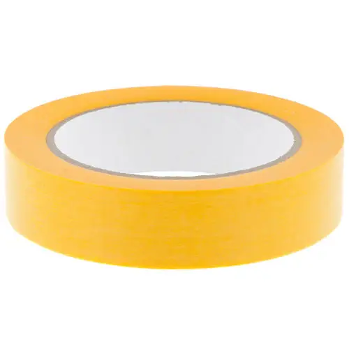 Afplaktape 25 mm rijstpapier hoogwaardig, oranje , 50 meter Beperkte Voorraad