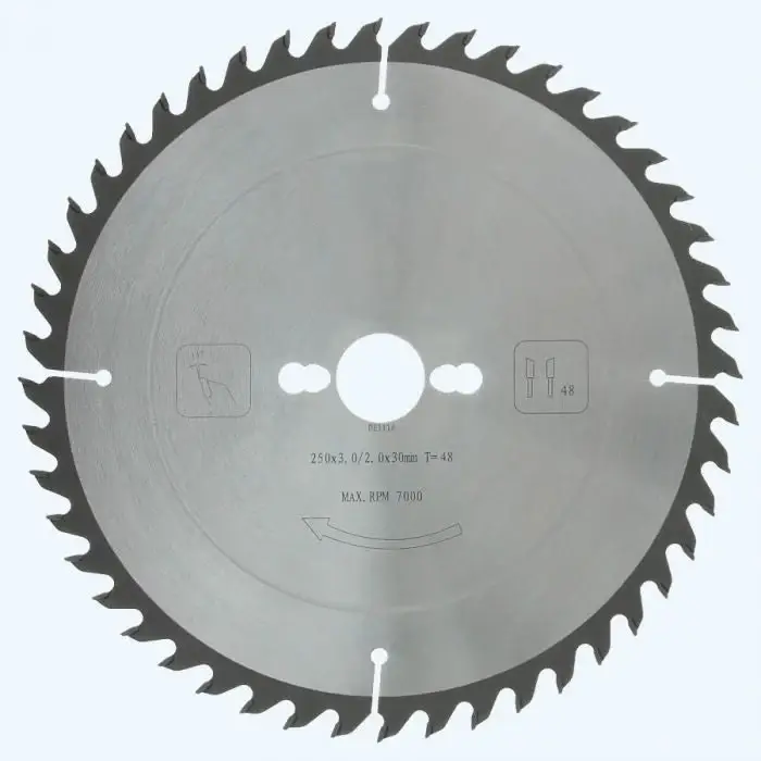 Afkortzaagblad PROF 250 x 30 mm T48 Meest Verkocht