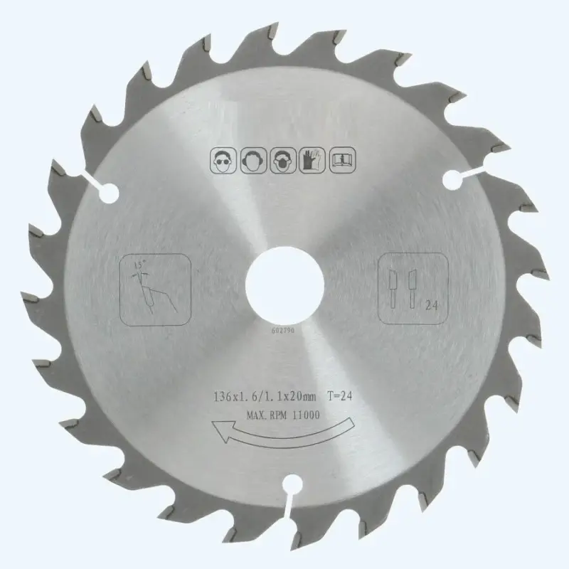 Zaagblad PROF 136 x 20 x 1,6 mm T24 (hout) Voordeelprijs