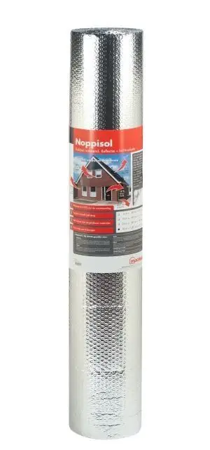 Noppisol enkelzijdig 1,2x10m (12m²) Snelle Levering